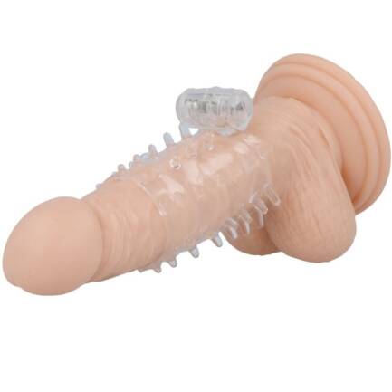 CASUAL LOVE - RING FUNDA PENE VIBRADOR TRANSPARENTE - Imagen 2