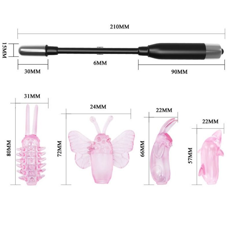 BAILE - WIZARD MAGIC WAND ESTIMULADOR CON VIBRACIÓN - Imagen 3