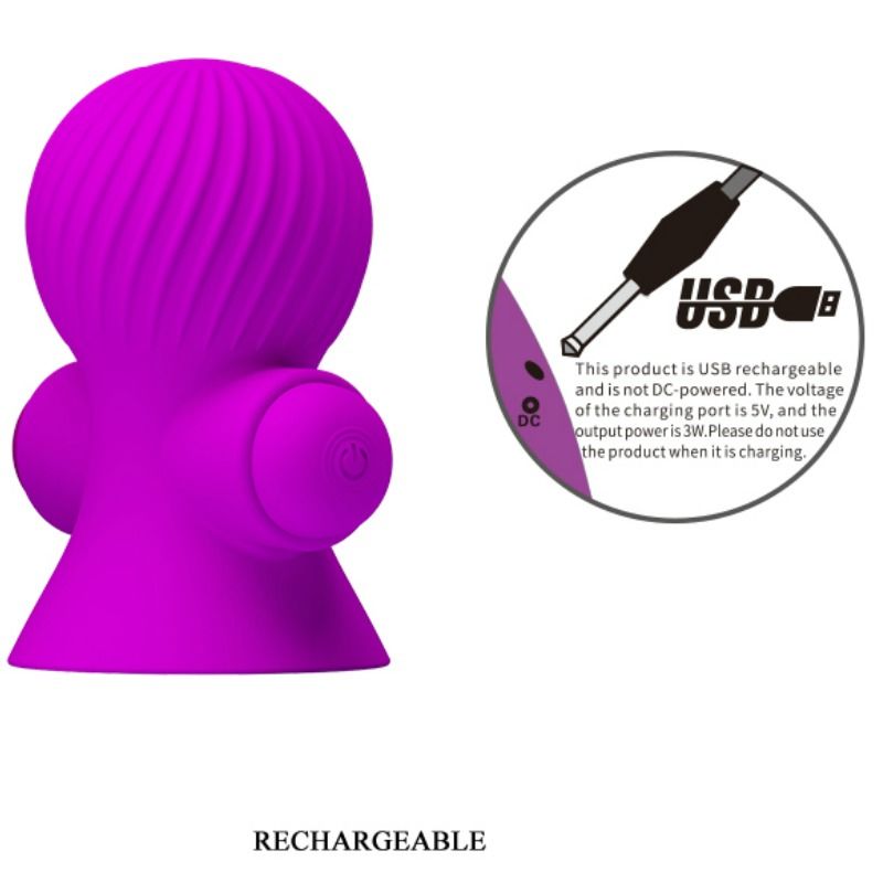 PRETTY LOVE - NIPPLE STIMULATORS 12M LILAC VIBRATION - Image 5