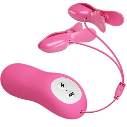 BAILE - ROMANTIC WAVE PIZAS CON VIBRACION Y ELECTROSHOCK FUCSIA - Imagen 5