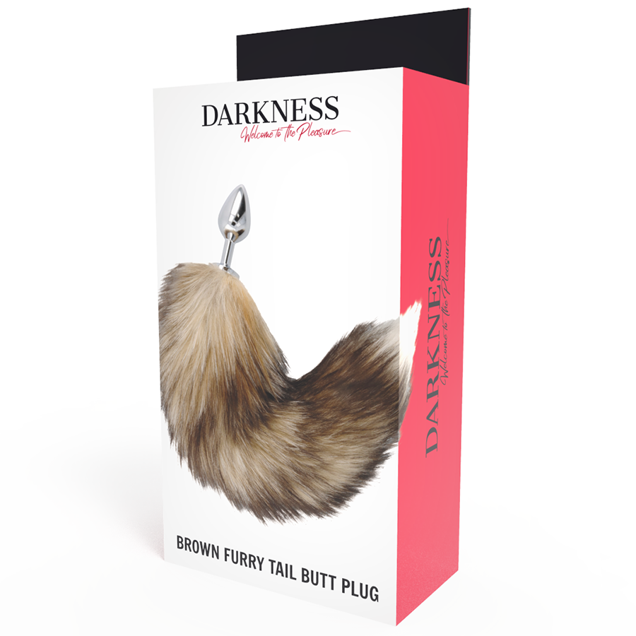 DARKNESS - TAIL BUTT PLUG SILVER - Imagen 2