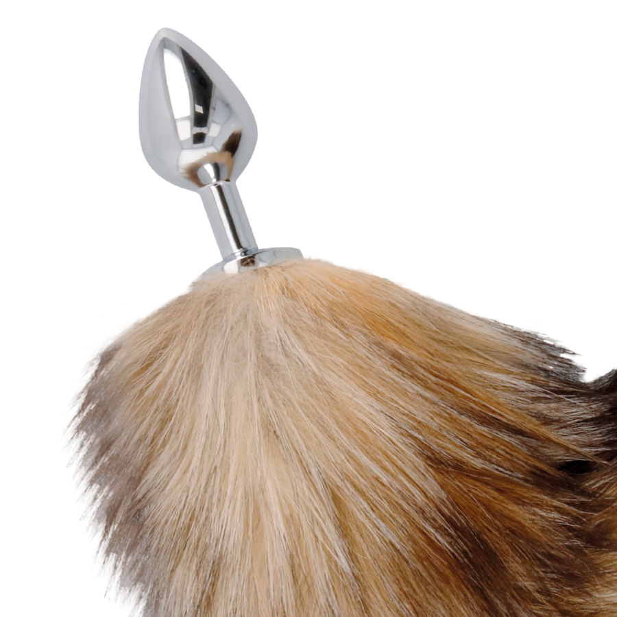 DARKNESS - TAIL BUTT PLUG SILVER - Imagen 3