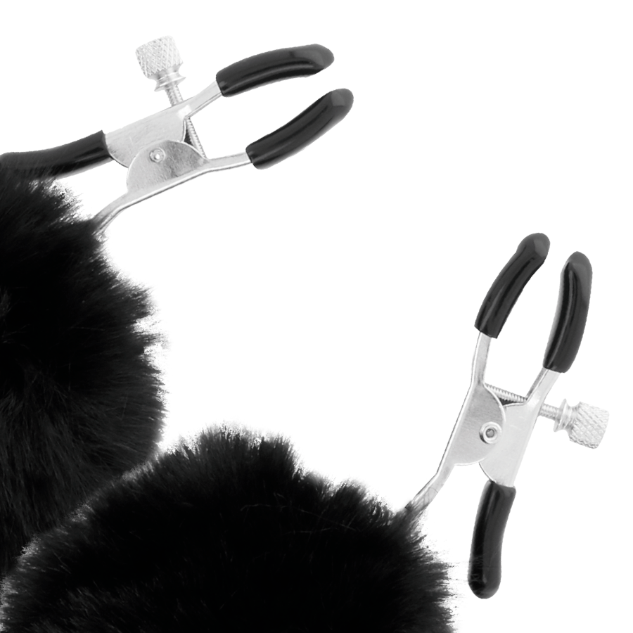 DARKNESS - NIPPELKLAMMERN MIT POM POMS 1 – Bild 2