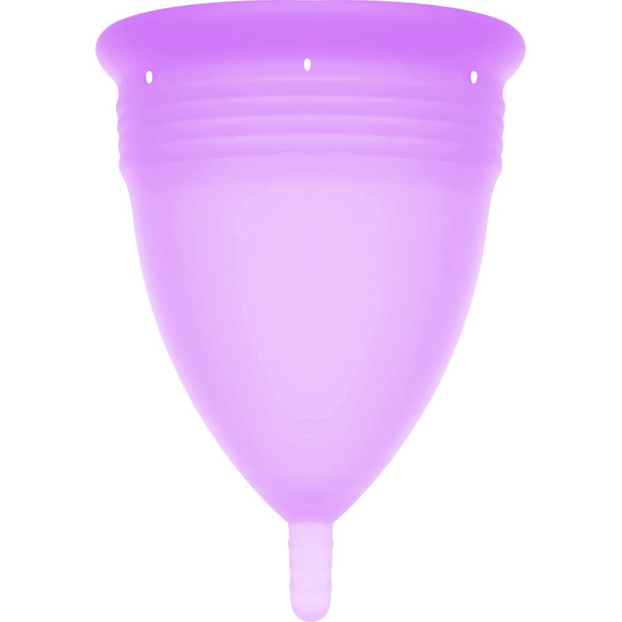 STERCUP - COPA MENSTRUAL FDA SILICONA LILA - TALLA L - Imagen 3