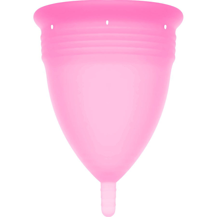 STERCUP - COPA MENSTRUAL FDA SILICONA ROSA - TALLA S - Imagen 3