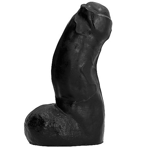 ALL BLACK - REALISTISCHER DONG SCHWARZ 17 CM – Bild 2