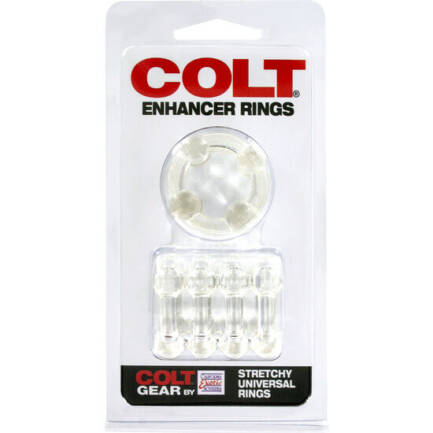 CALEXOTICS - COLT ENHANCER RINGS ANILLOS PARA EL PENE TRANSPARENTES - Imagen 2