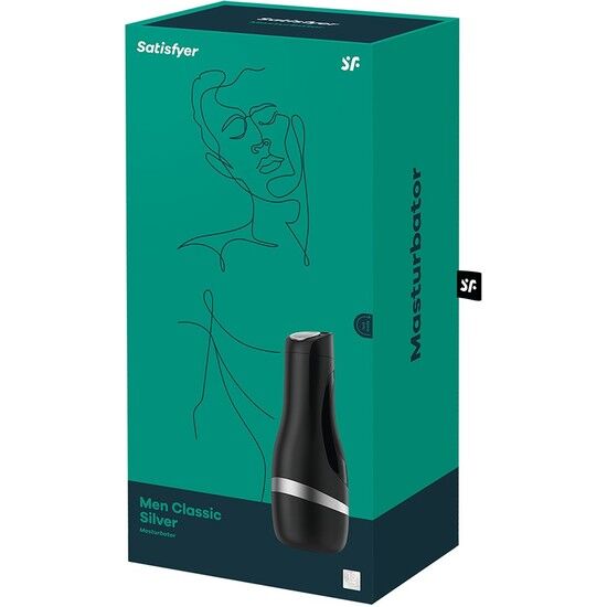 SATISFYER - MASTURBADOR MEN CLASSIC PRATA - Image 2