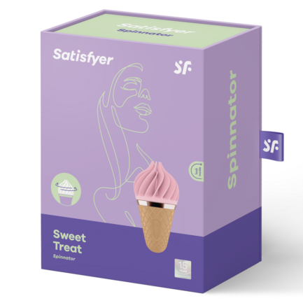 SATISFYER - SWEET TREAT SPINNATOR NEGRO - Imagen 3