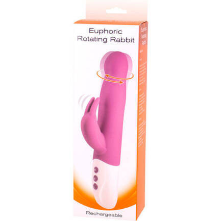 SEVEN CREATIONS - EUPHORIC VIBRADOR CONEJITO CON ROTACIÓN LILA - Imagen 2