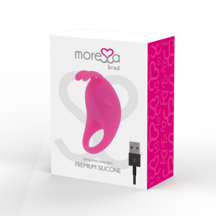 MORESSA - BRAD PREMIUM SILICONE RECARGABLE ROSA - Imagen 3