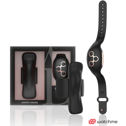 ANNE'S DESIRE - PANTY PLEASURE TECNOLOGÍA WATCHME NEGRO/GOLD - Imagen 2