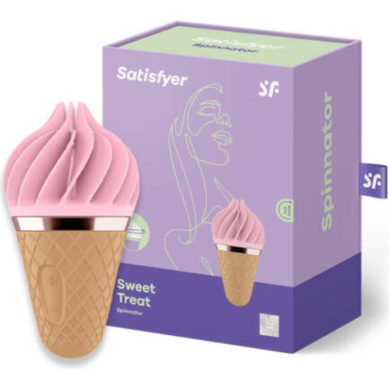 SATISFYER - SWEET TREAT SPINNATOR NEGRO - Imagen 2