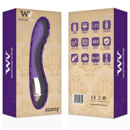 WOMANVIBE - SUNNY VIBRADOR RECARGABLE SILICONA - Imagen 5