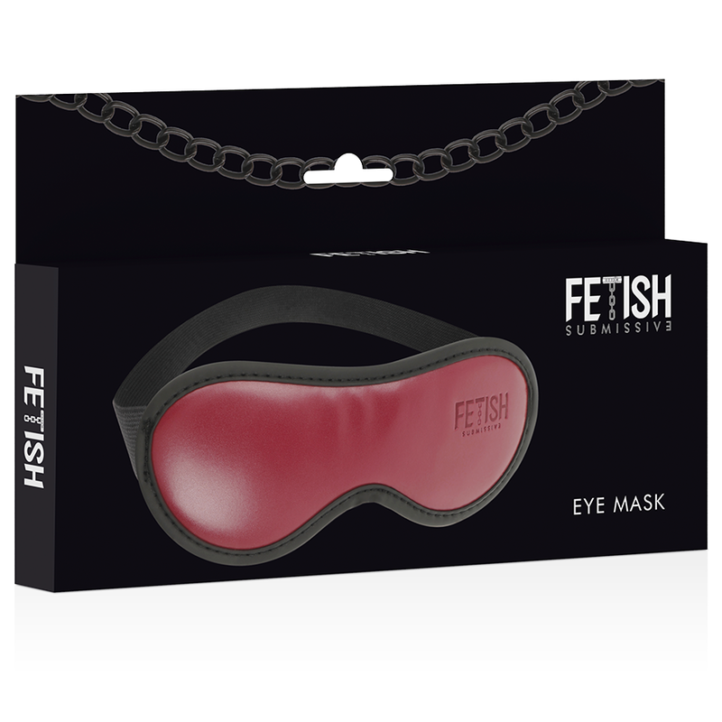 FETISH SUBMISSIVE DARK ROOM - ANTIFAZ CUERO VEGANO CON FORRO DE NEOPRENO - Imagen 4