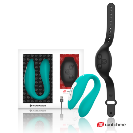 WEARWATCH - VIBRADOR DUAL TECHNOLOGY WATCHME AGUAMARINA / AZABACHE - Imagen 2