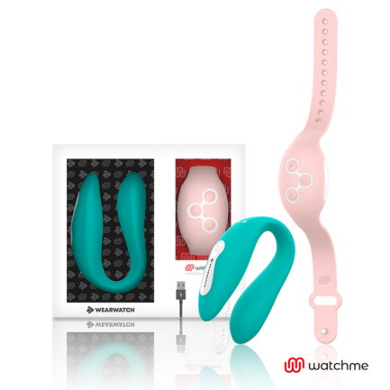 WEARWATCH - VIBRADOR DUAL TECHNOLOGY WATCHME AGUA MARINA / ROSA - Imagen 2